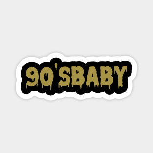 90'Sbaby green Magnet