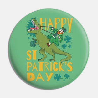 Lucky Leprechaun on a Dino Adventure: Happy St. Pat's! Pin