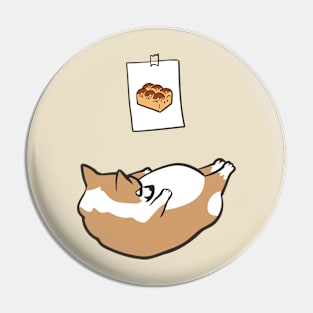 Corgi Want Abs Pin