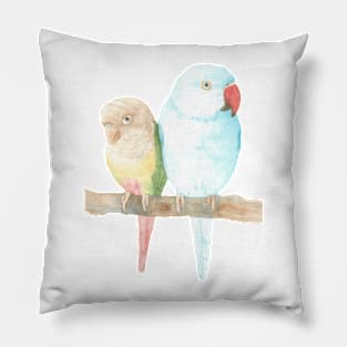 parrot couple Pillow