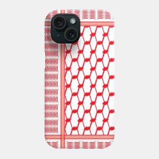 Kufiya Hatta Pattern,Free Palestine,Kufiya Hatta Pattern,Palestinian Traditional Kufiya, Palestine Arabic Hatta Keffiyeh Phone Case