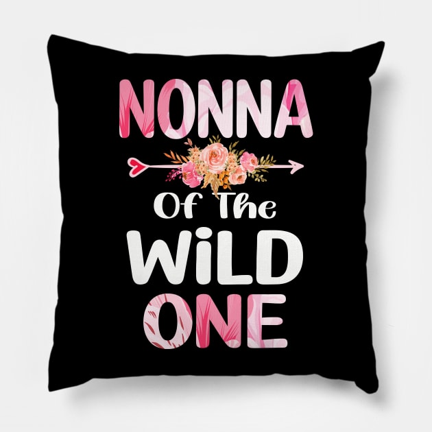 nonna of the wild one nonna Pillow by Bagshaw Gravity