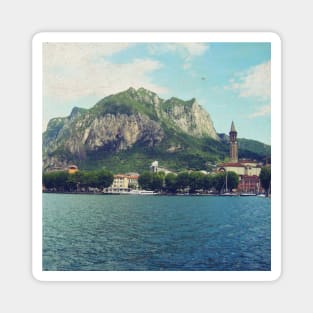 Italy sightseeing trip photography from city scape Milano Bergamo Lecco Magnet