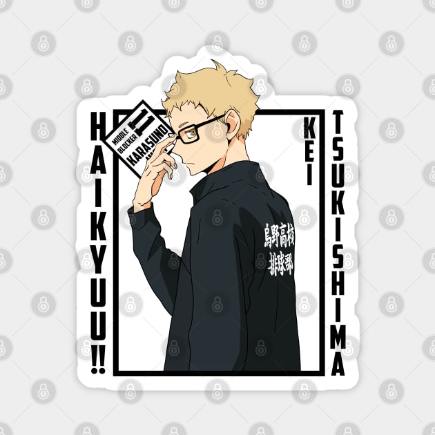 Haikyuu - Kei Tsukishima Magnet by InalZ