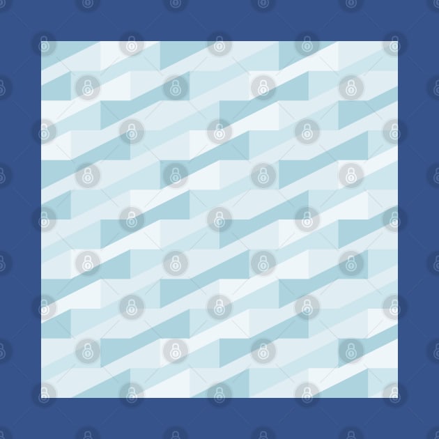 Tiles background in shades of blue with texture of overlapping cubes seen in perspective by marufemia