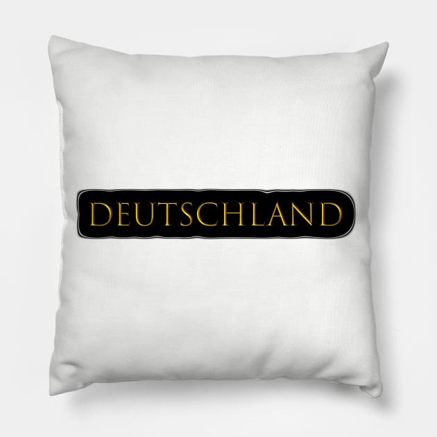 Deutschland (Germany) Pillow by PandLCreations