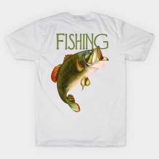  A Day without Fishing Is Like Just Kidding Funny Fishing  T-Shirt : Clothing, Shoes & Jewelry
