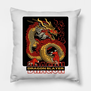 year of dragon 2024 - Dragon Slayer Pillow