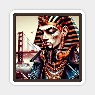 KING TUT GOLDEN GATE BRIDGE 11 Magnet