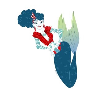 Pin up mermaid T-Shirt