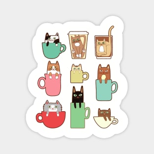 Coffee Cats! Magnet