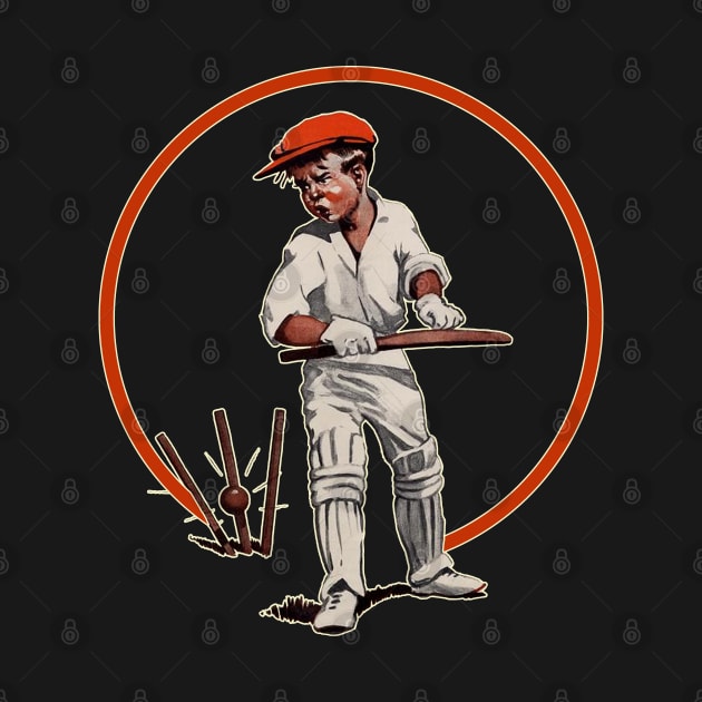 Cricket Batsman Misses the Ball Cricket Lovers Cricket Player by Souvenir T-Shirts