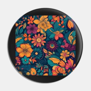 Flower Pattern Pin