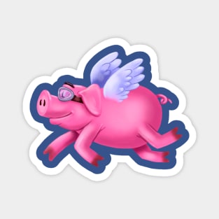 Flying Pig Magnet