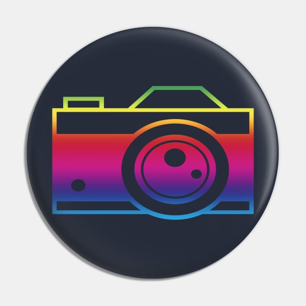 Camera Pin by icarusismartdesigns