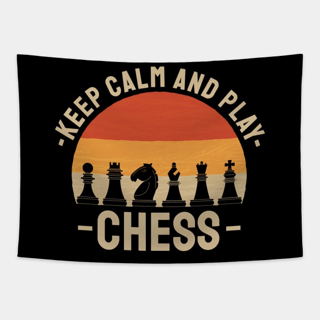 Chess Chess Player Tapestry by Shiva121