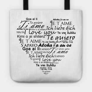 I love you in other languages Tote