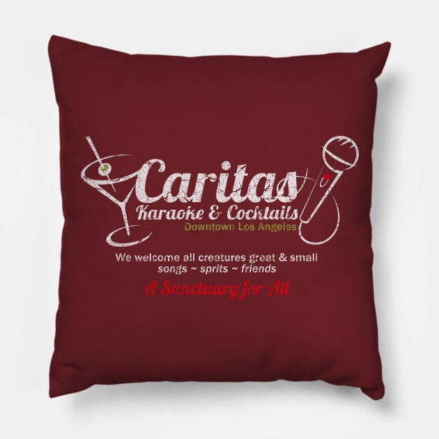 Caritas Pillow by SecretlyGeeky