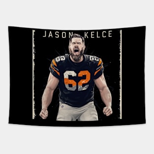 Jason Kelce Philadelphia Tapestry