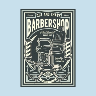 Cut & Shave Barbershop T-Shirt