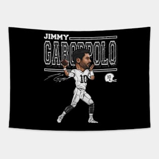 Jimmy Garoppolo Las Vegas Cartoon Tapestry