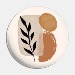Organic Shapes And Leaves Pin