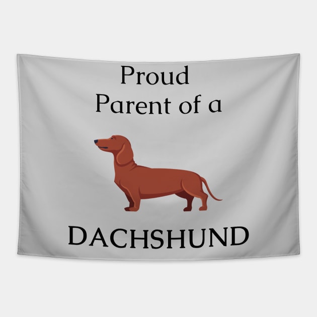 Dachshund dog parent Tapestry by Maful