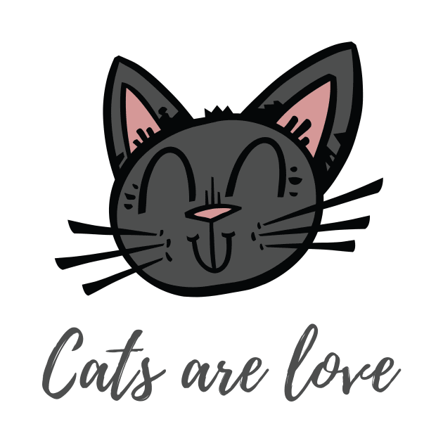 Cats are love by Purrfect Shop