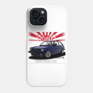 Toyota Starlet KP61 Blue Phone Case