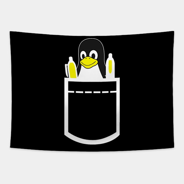 linux in the pocket Tapestry by guicsilva@gmail.com