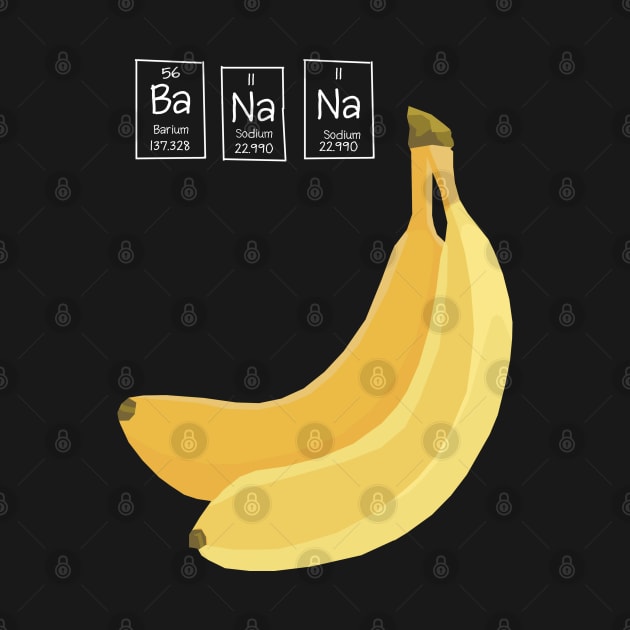 Banana Chemistry Elements Name by KewaleeTee