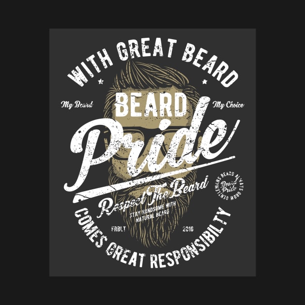 Beard Pride Beard Guy Shirt Berded Man Real Men Have Beards by MrWatanabe