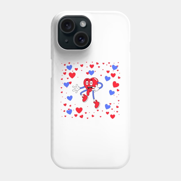 Crazy crazy love Phone Case by Aphro art design 