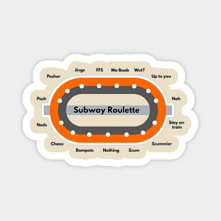 Subway Roulette Magnet