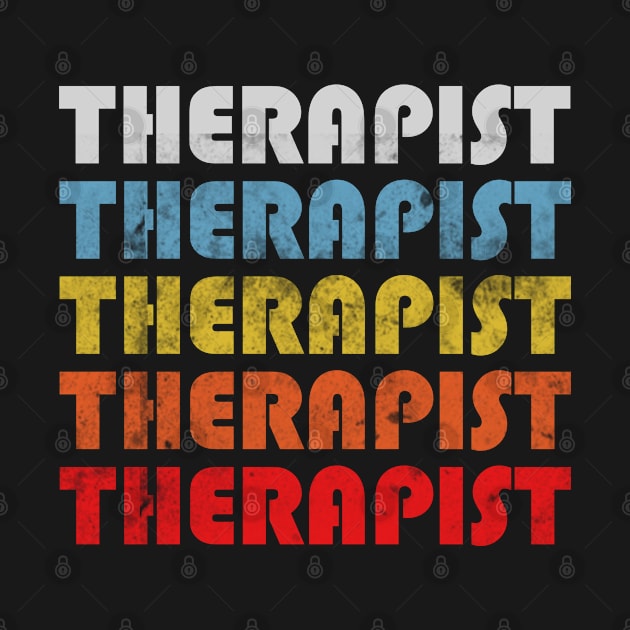 Therapist gift retro design. Perfect present for mom dad friend him or her by SerenityByAlex