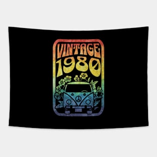 Vintage Retro 1980 Tapestry