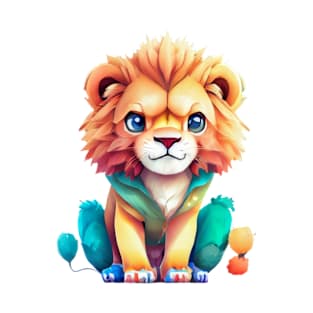 colorful cute lion T-Shirt