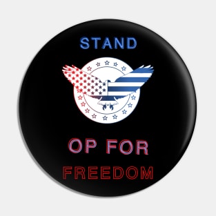 Stand up for betsy ross Pin