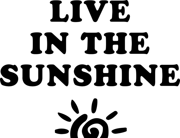 Live In The Sunshine Kids T-Shirt by anupasi