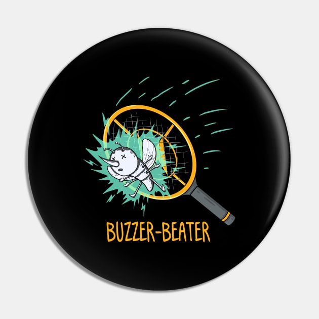 Buzzer Beater Pin by opoyostudio