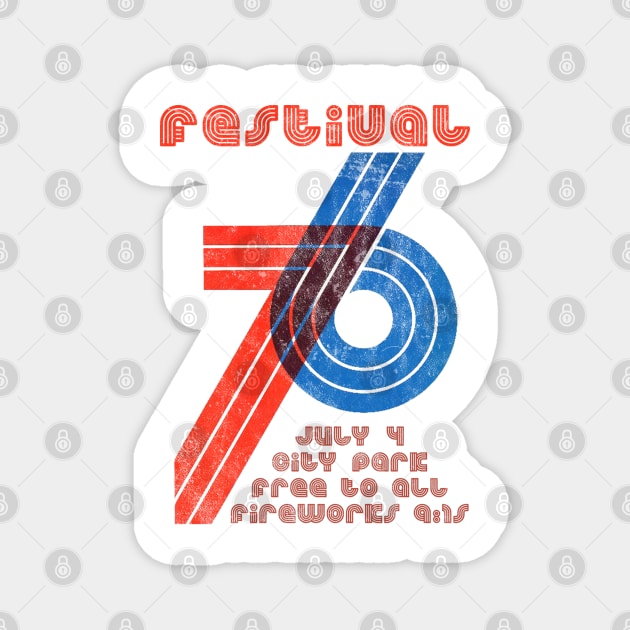 Festival 76 Magnet by MotoGirl