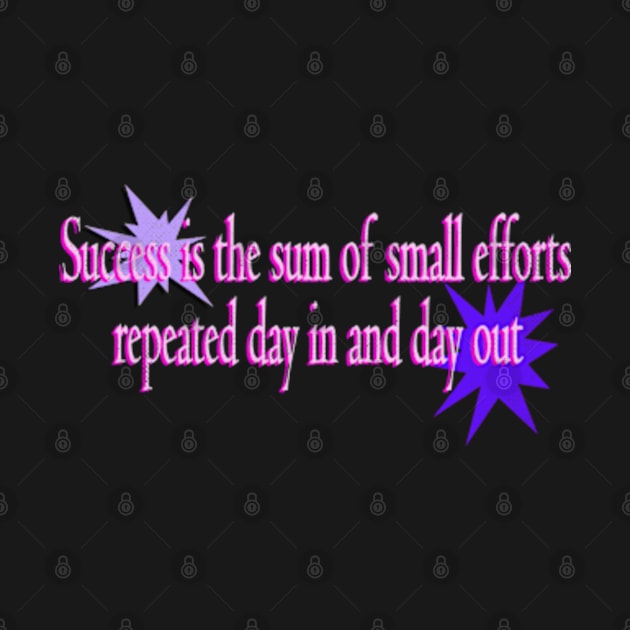 Text -  Success is the sum of small efforts by IntellitextShop