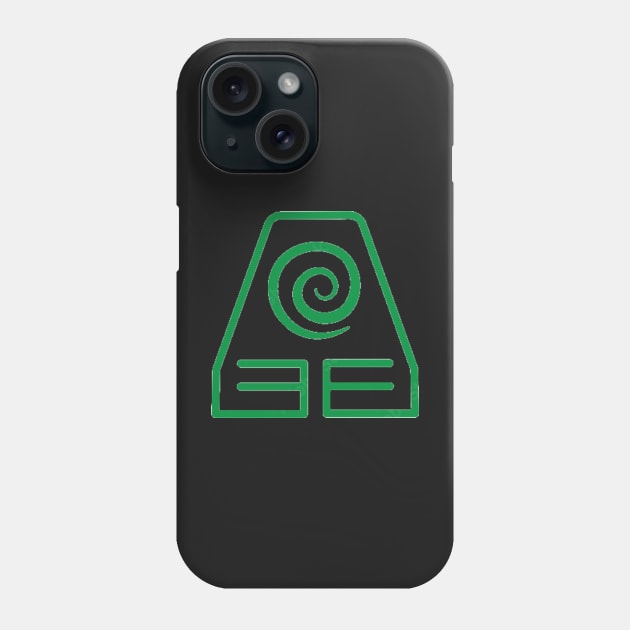 Earth bending symbol Phone Case by mariaronda