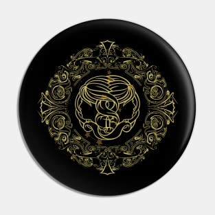 Zodiac Sign Gemini Pin