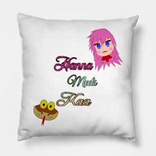 Title of HANNA MEETS KAA (2) Pillow