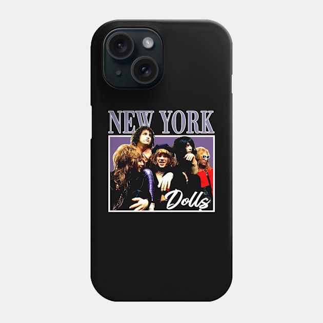 Raising Hell With New York Dolls Live Frenzy Phone Case by ElenaBerryDesigns