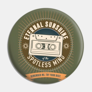 Eternal Sunshine of the Spotless Mind - Alternative Movie Poster Pin