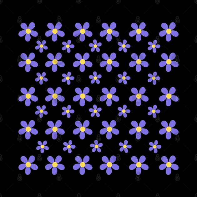 Purple Flowers by Petalprints