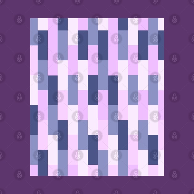 Purple and Pink Brick Pattern by OneThreeSix