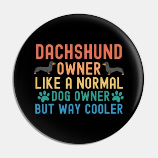 Dachshund Owner Pin